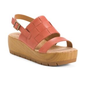 KORKS $99 Women's Fraya Comfort Wedge Platform Sandals Shoes Size 10M New
